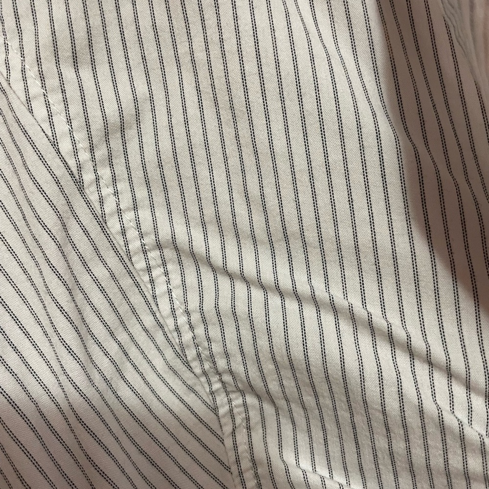 White Stripe Button Down - image 2